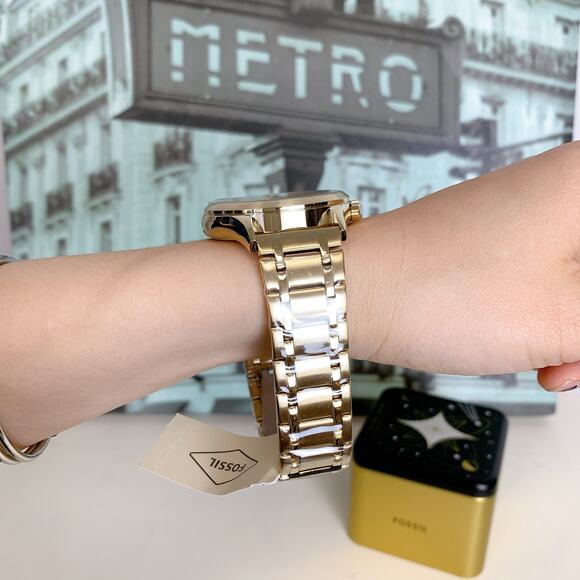 Fossil BQ2809 Fenmore Multifunction Gold-Tone Stainless Steel Watch - Picture 3 of 5